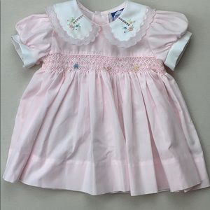 Vintage Carriage Court Hand-Smocked Dress